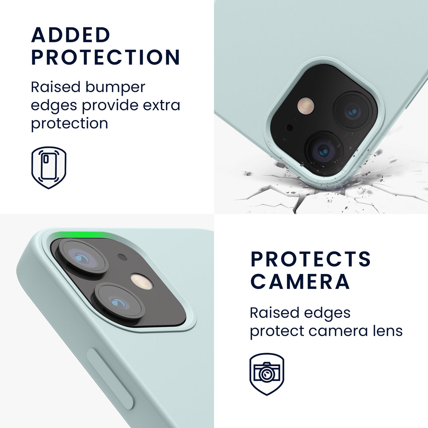 kwmobile Handyhülle für iPhone 12 mini Case - kabelloses Laden