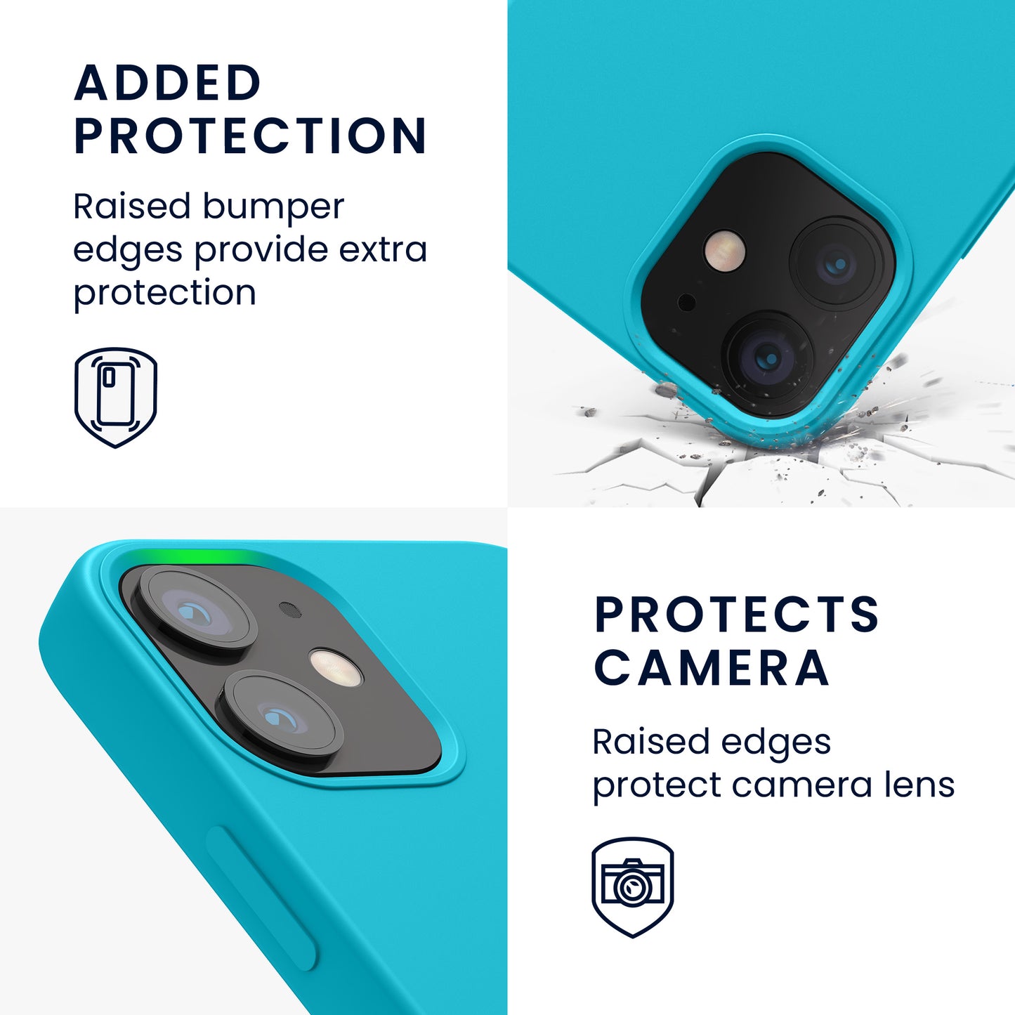 kwmobile Handyhülle für iPhone 12 mini Case - kabelloses Laden
