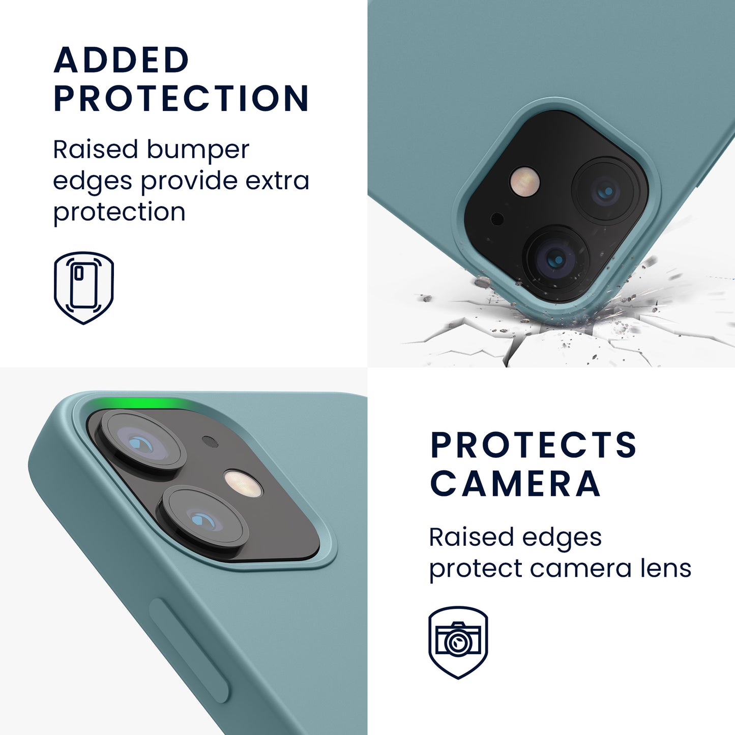 kwmobile Handyhülle für iPhone 12 mini Case - kabelloses Laden