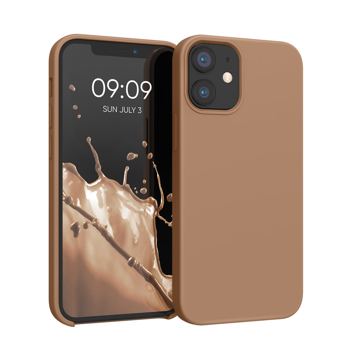 kwmobile Handyhülle für iPhone 12 mini Case - kabelloses Laden