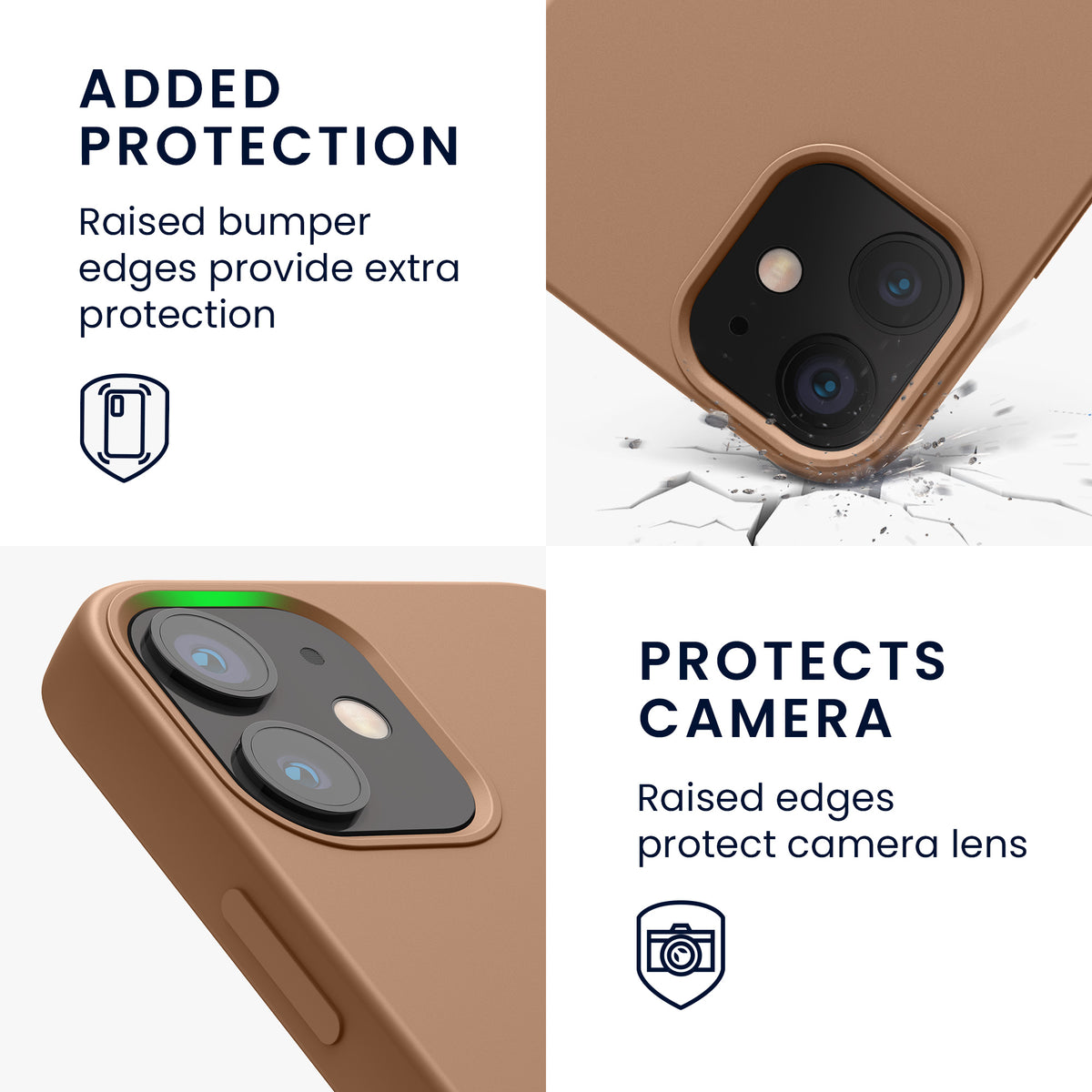 kwmobile Handyhülle für iPhone 12 mini Case - kabelloses Laden