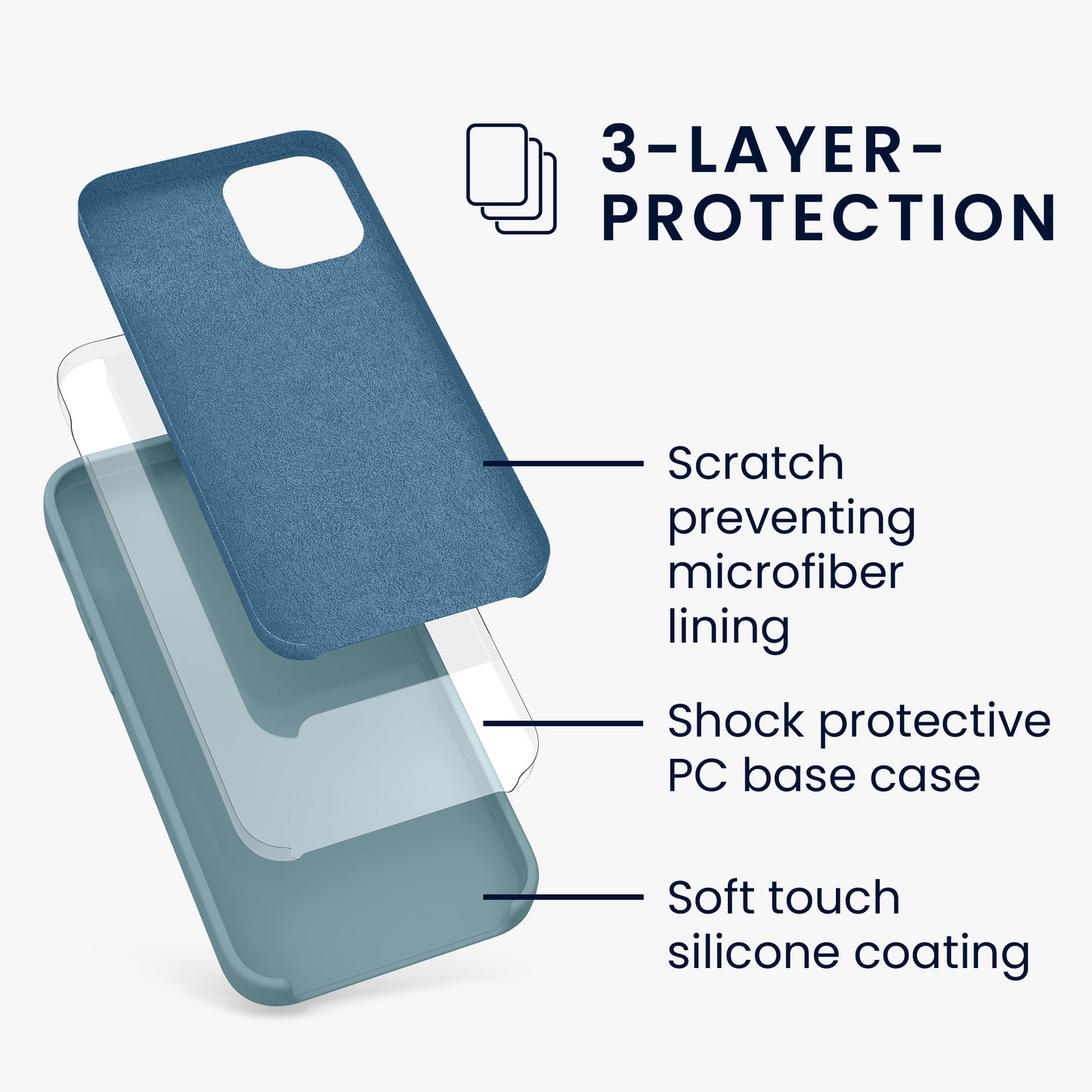 kwmobile Handyhülle für iPhone 12 mini Case - kabelloses Laden