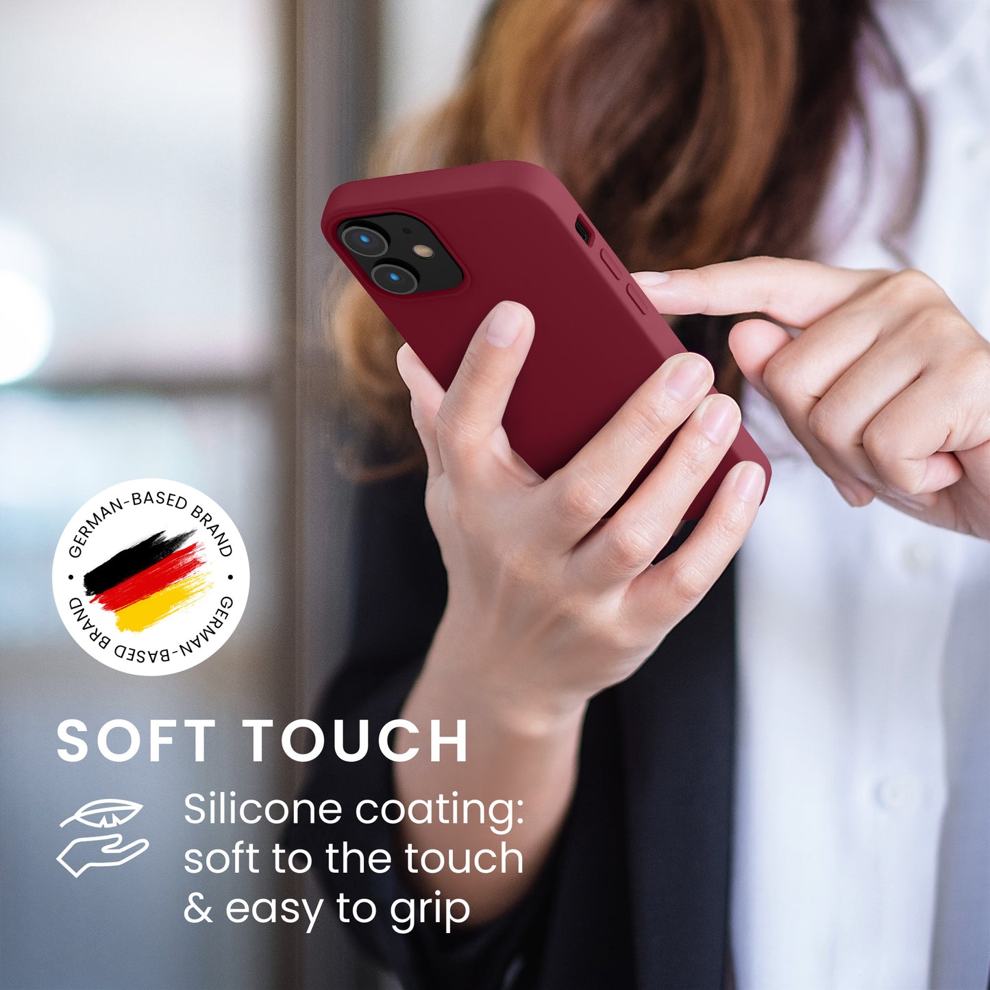 kwmobile Handyhülle für iPhone 12 mini Case - kabelloses Laden