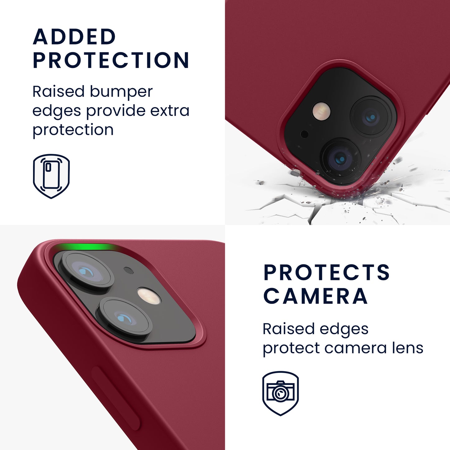 kwmobile Handyhülle für iPhone 12 mini Case - kabelloses Laden