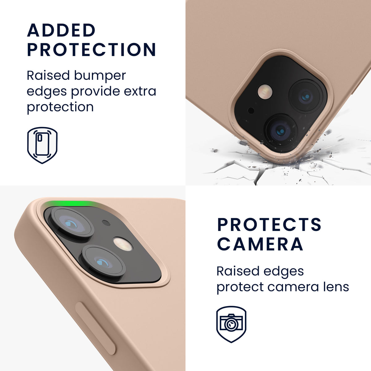 kwmobile Handyhülle für iPhone 12 mini Case - kabelloses Laden