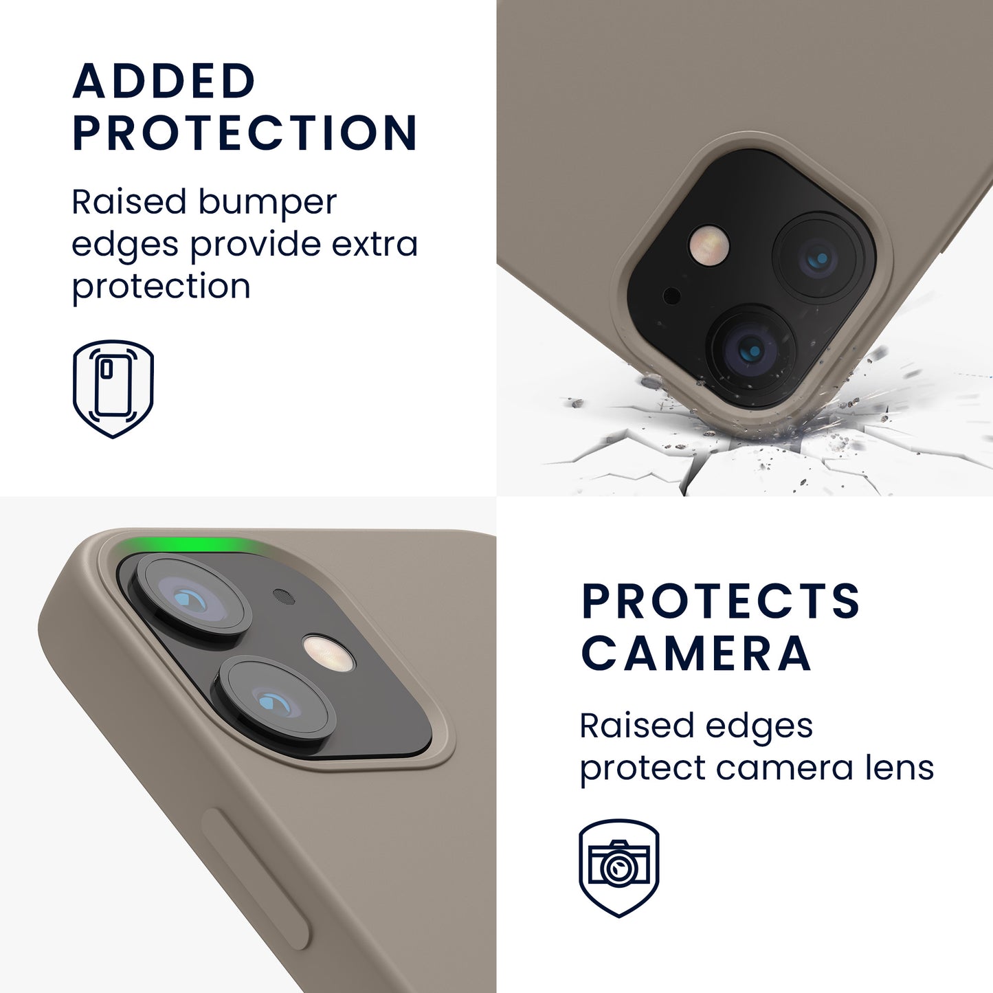 kwmobile Handyhülle für iPhone 12 mini Case - kabelloses Laden