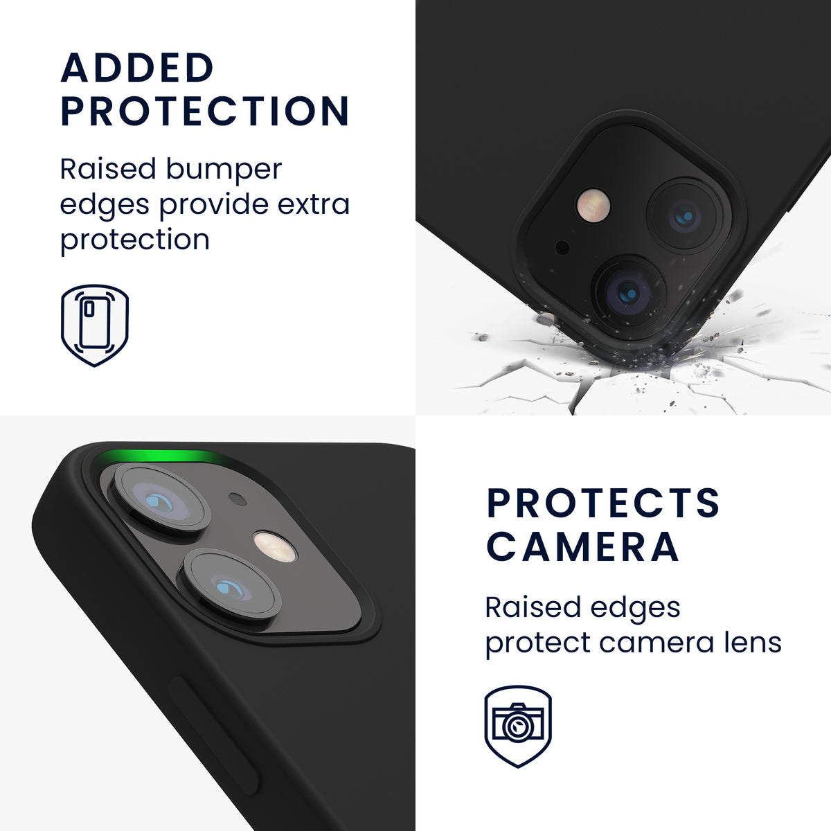 kwmobile Handyhülle für iPhone 12 mini Case - kabelloses Laden