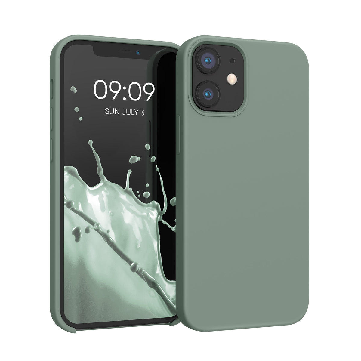 kwmobile Handyhülle für iPhone 12 mini Case - kabelloses Laden