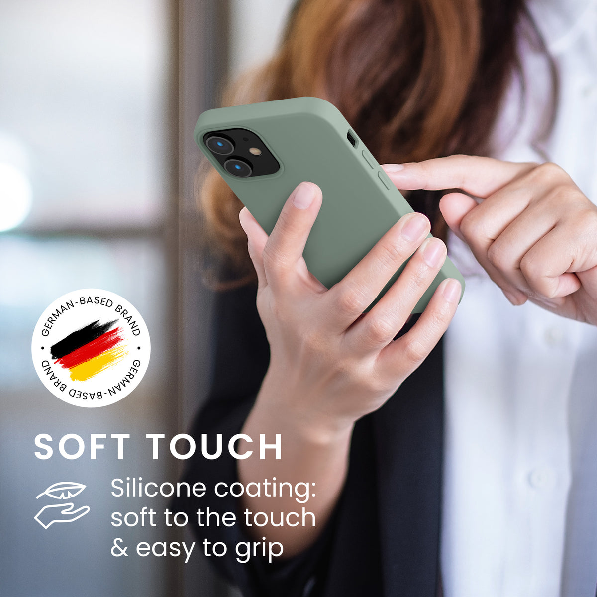 kwmobile Handyhülle für iPhone 12 mini Case - kabelloses Laden