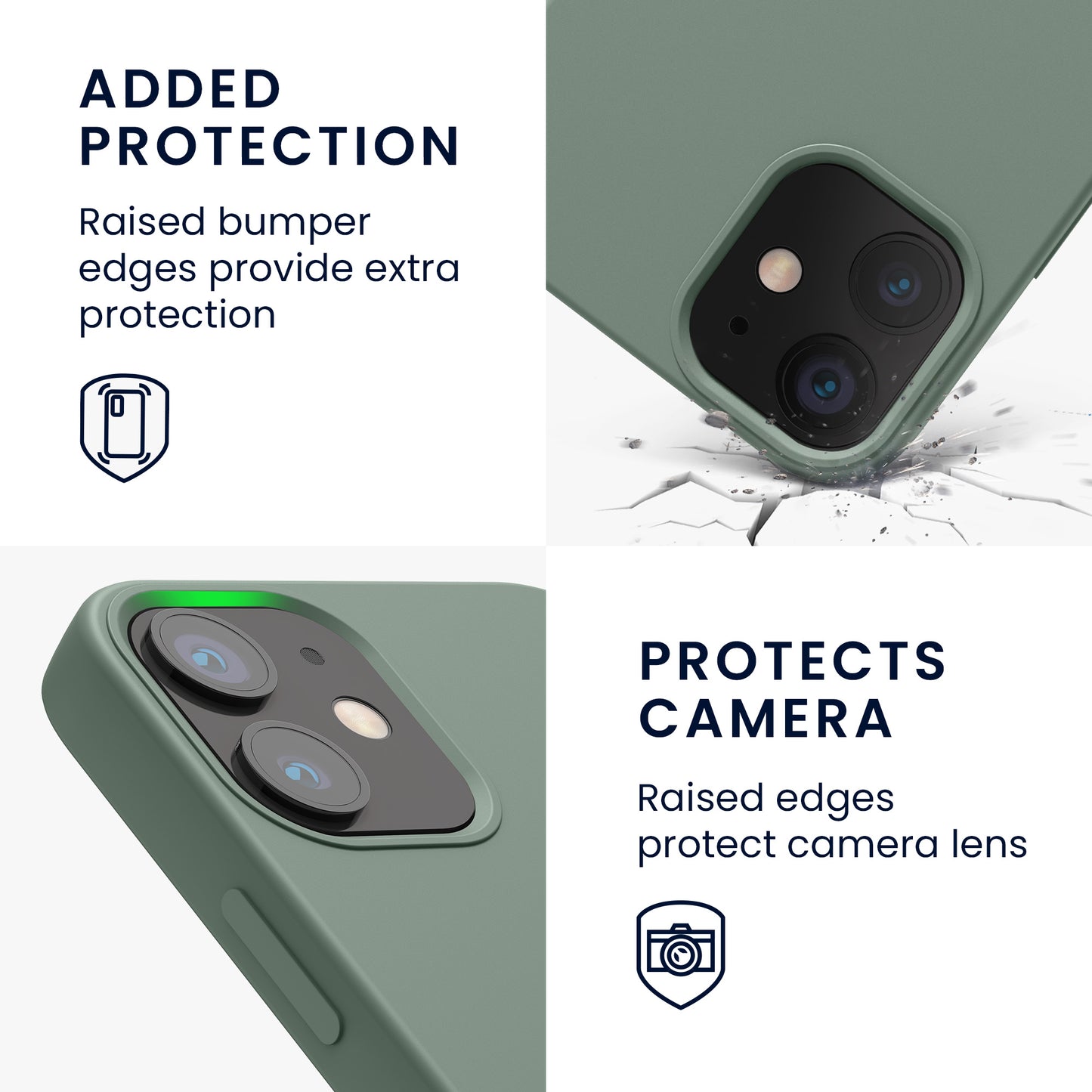kwmobile Handyhülle für iPhone 12 mini Case - kabelloses Laden