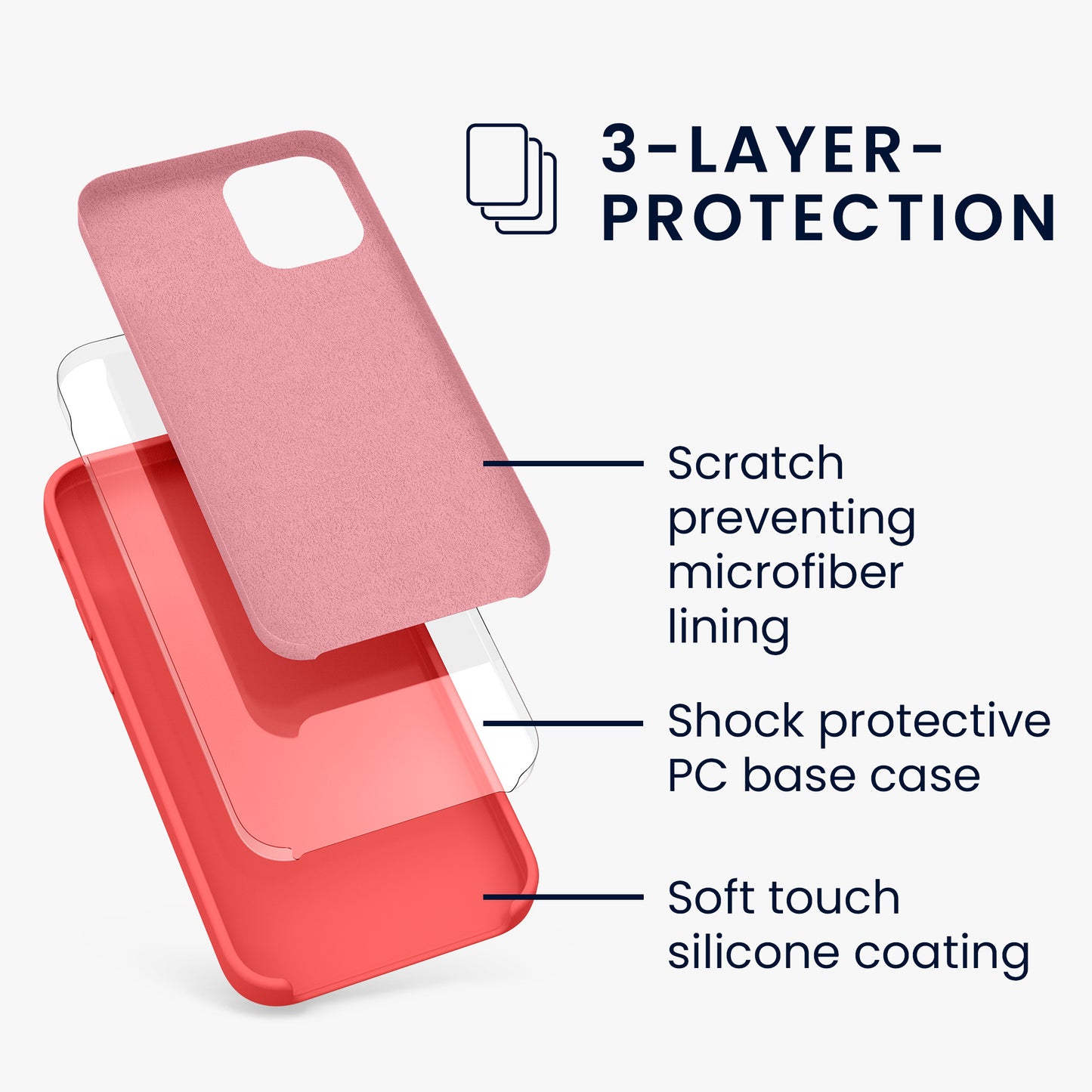 kwmobile Handyhülle für iPhone 12 mini Case - kabelloses Laden