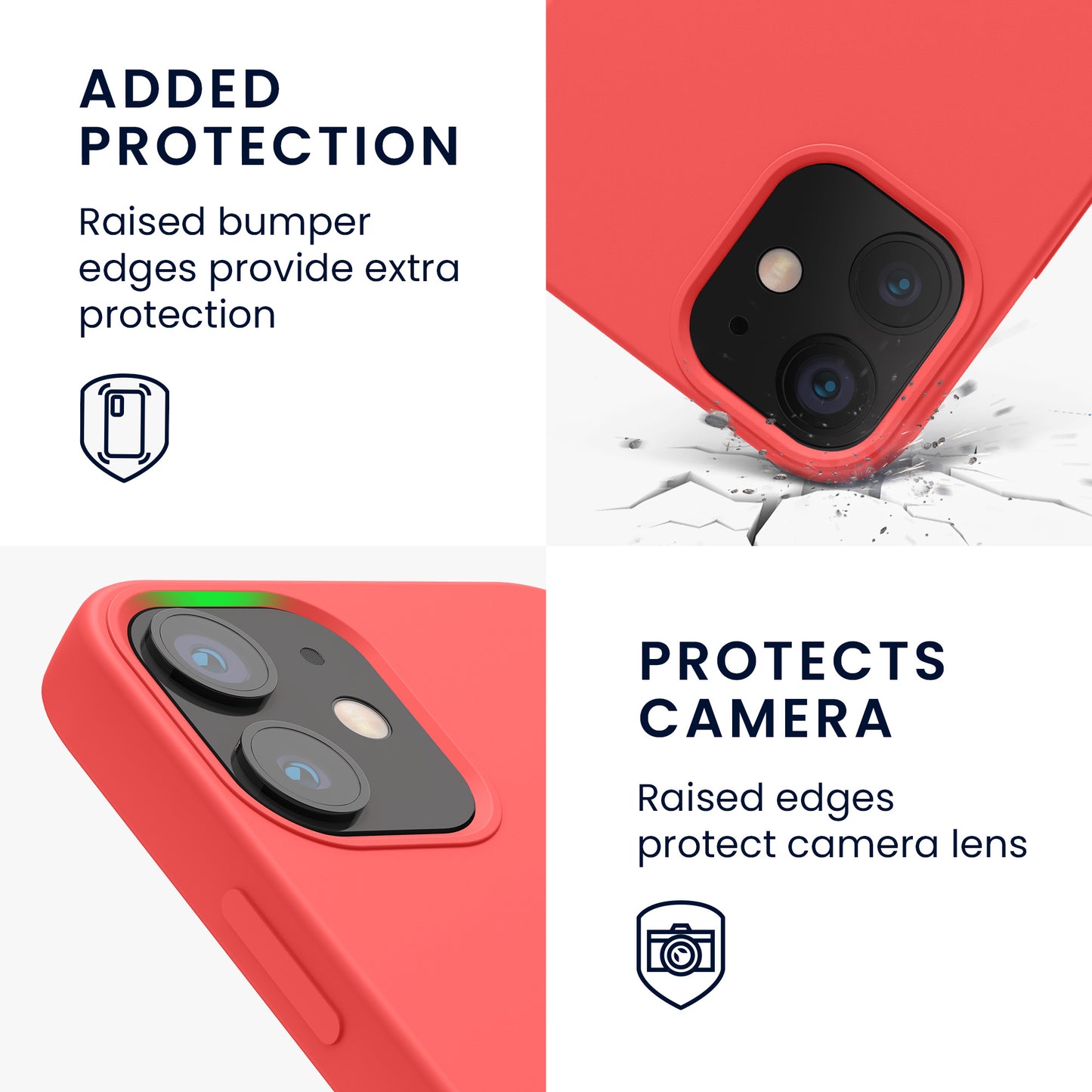 kwmobile Handyhülle für iPhone 12 mini Case - kabelloses Laden