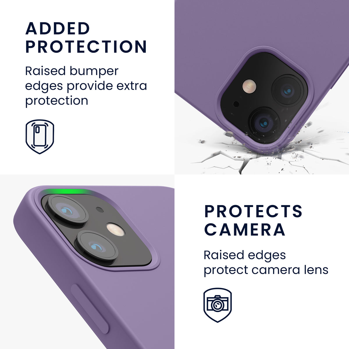 kwmobile Handyhülle für iPhone 12 mini Case - kabelloses Laden