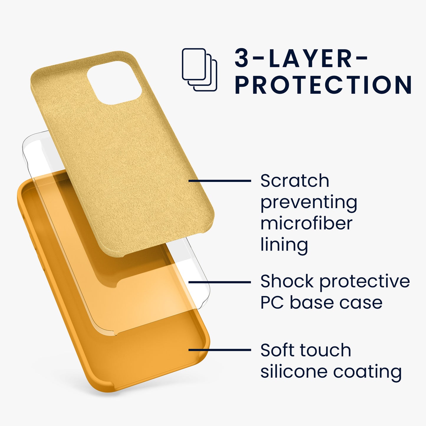 kwmobile Handyhülle für iPhone 12 mini Case - kabelloses Laden