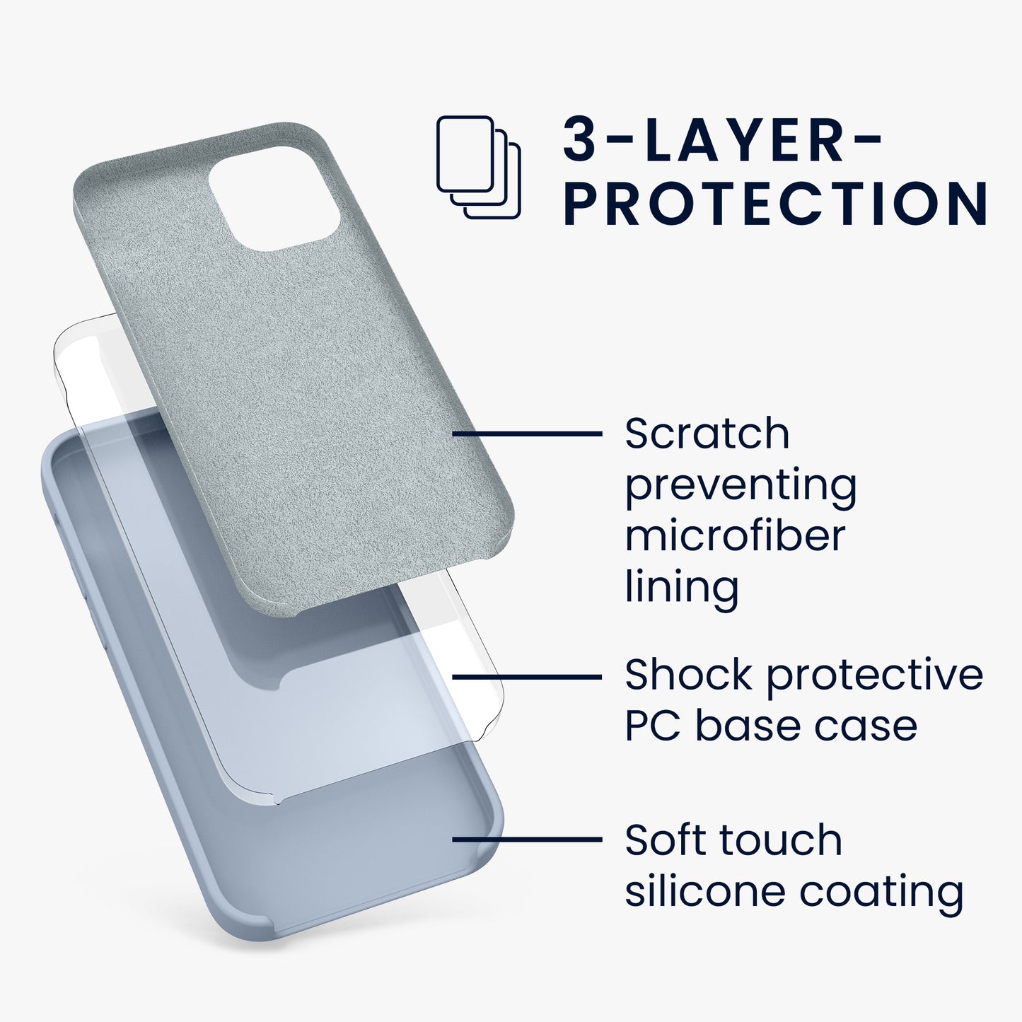 kwmobile Handyhülle für iPhone 12 mini Case - kabelloses Laden
