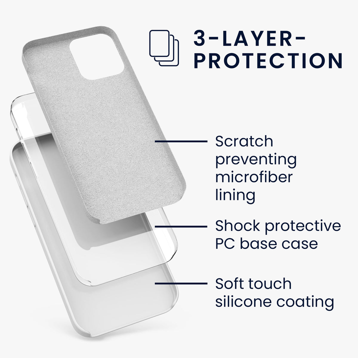 iPhone 12 / iPhone 12 Pro Silikon Handyhülle