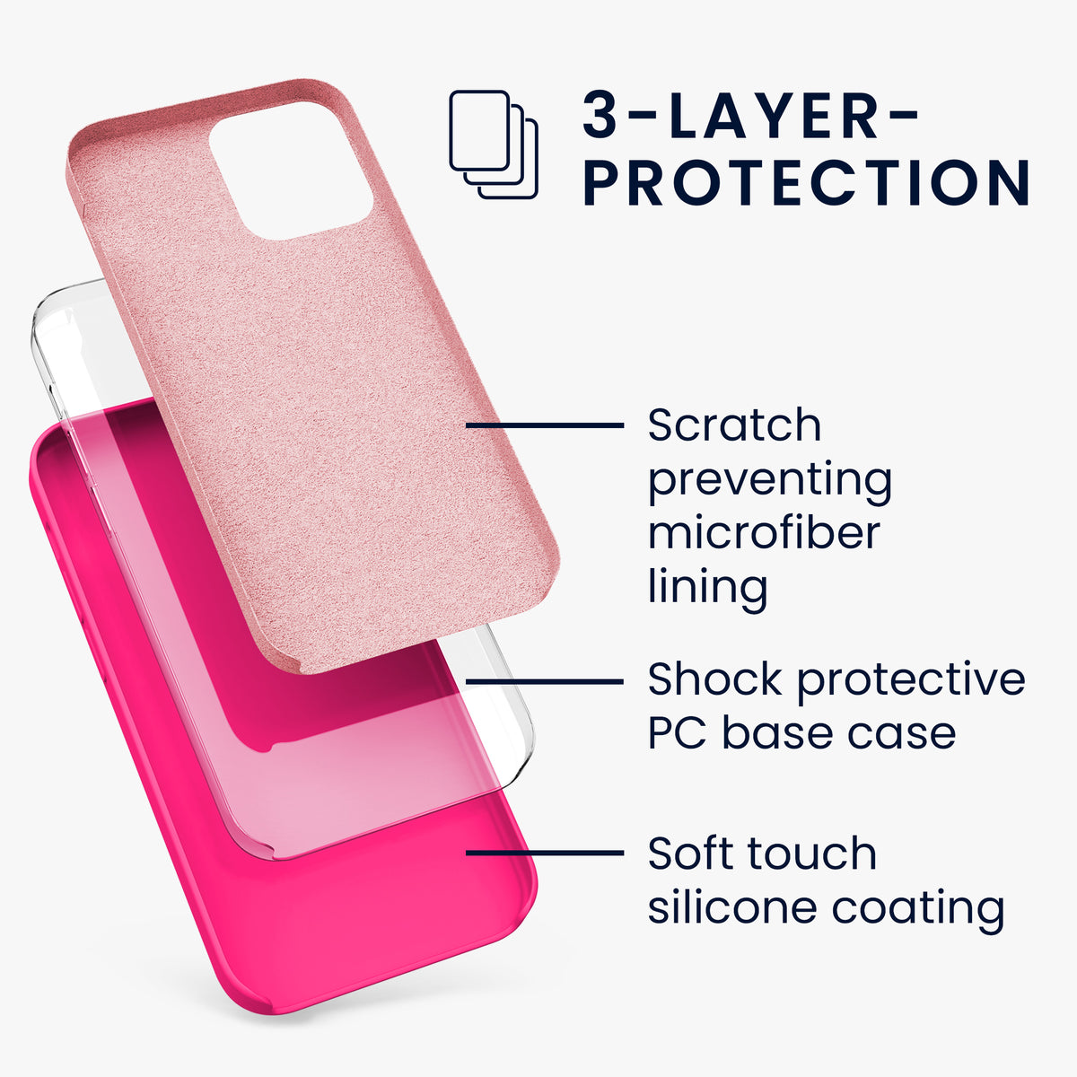 iPhone 12 / iPhone 12 Pro Silikon Handyhülle
