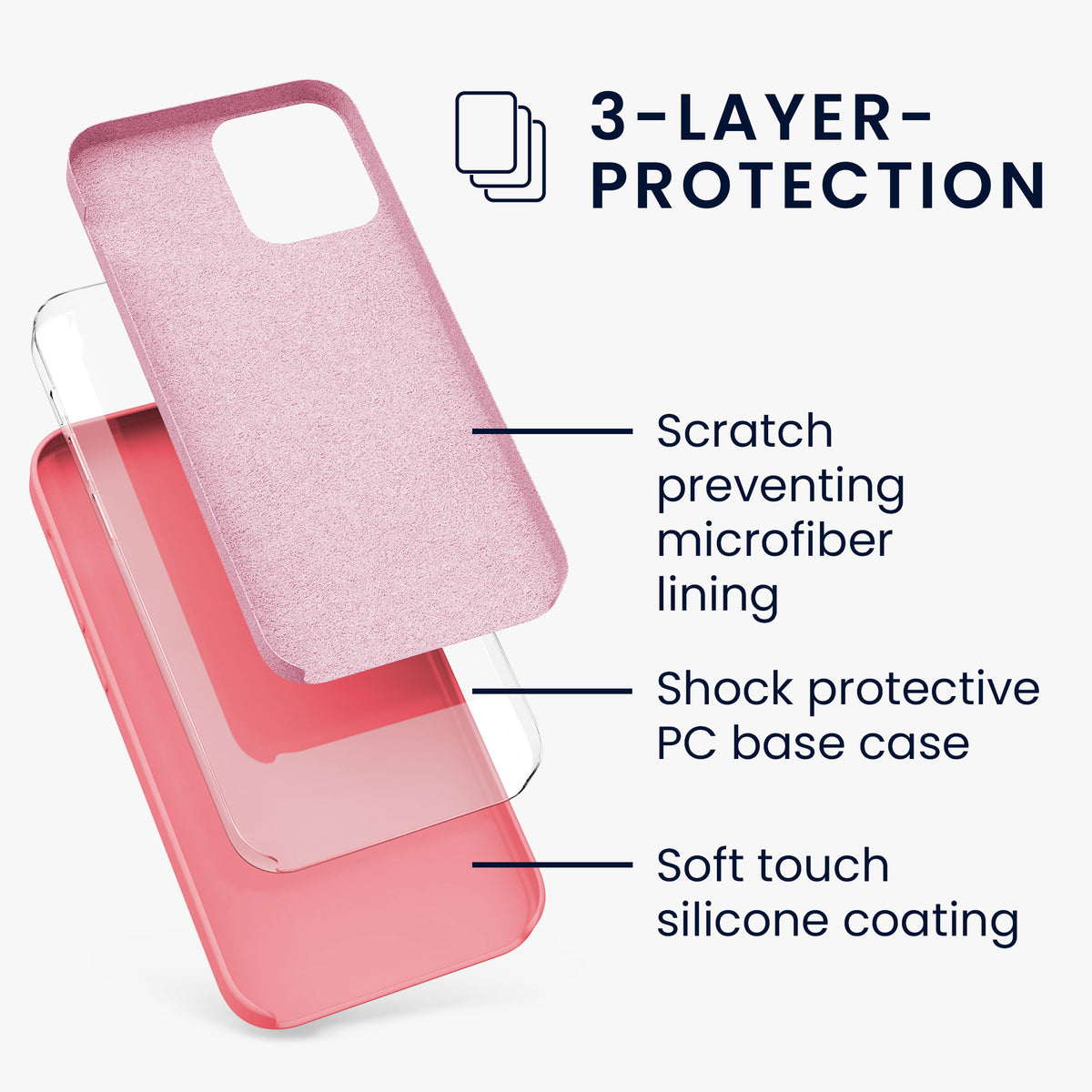 iPhone 12 / iPhone 12 Pro Silikon Handyhülle