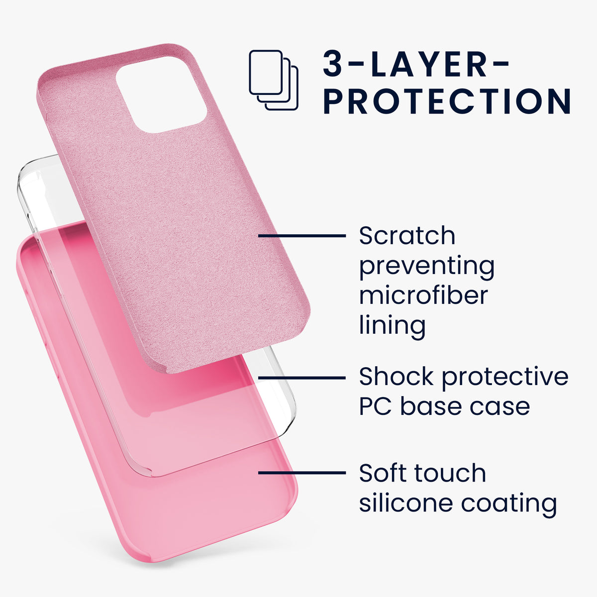 iPhone 12 / iPhone 12 Pro Silikon Handyhülle