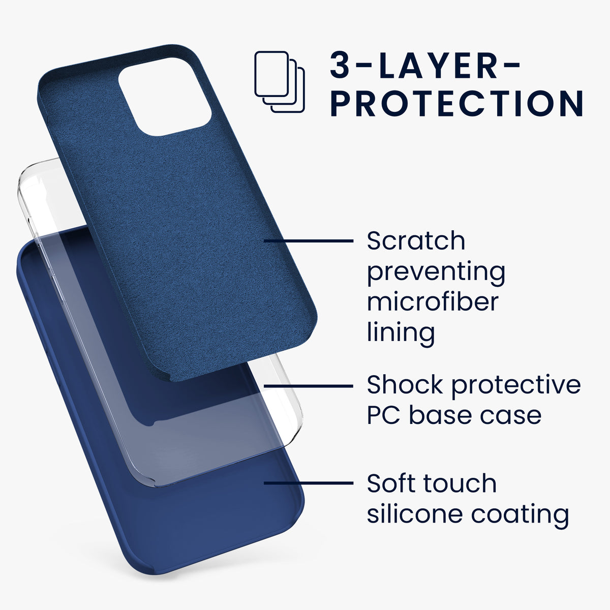 iPhone 12 / iPhone 12 Pro Silikon Handyhülle