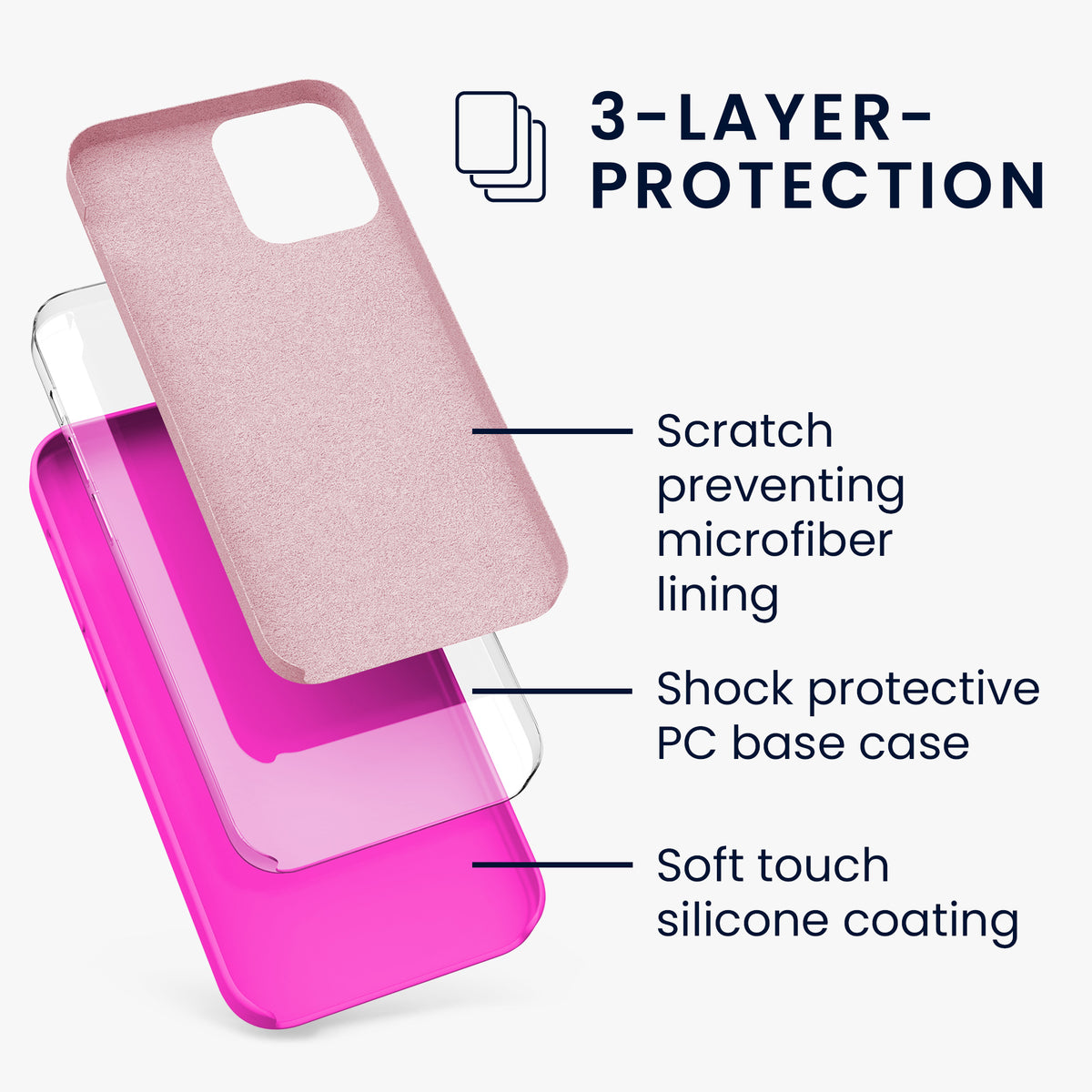 iPhone 12 / iPhone 12 Pro Silikon Handyhülle
