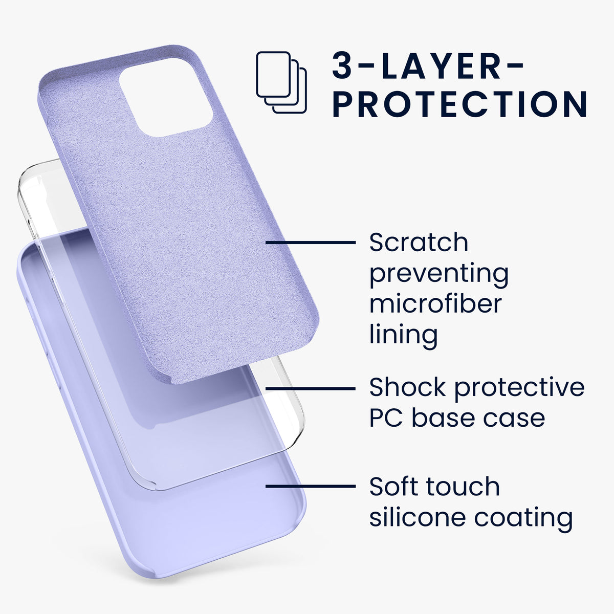 iPhone 12 / iPhone 12 Pro Silikon Handyhülle