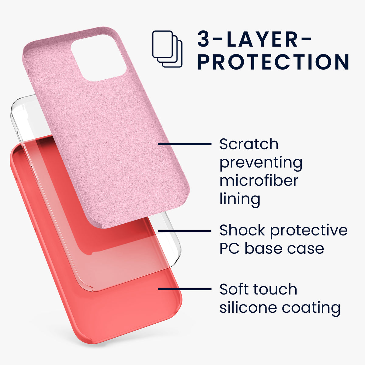 iPhone 12 / iPhone 12 Pro Silikon Handyhülle