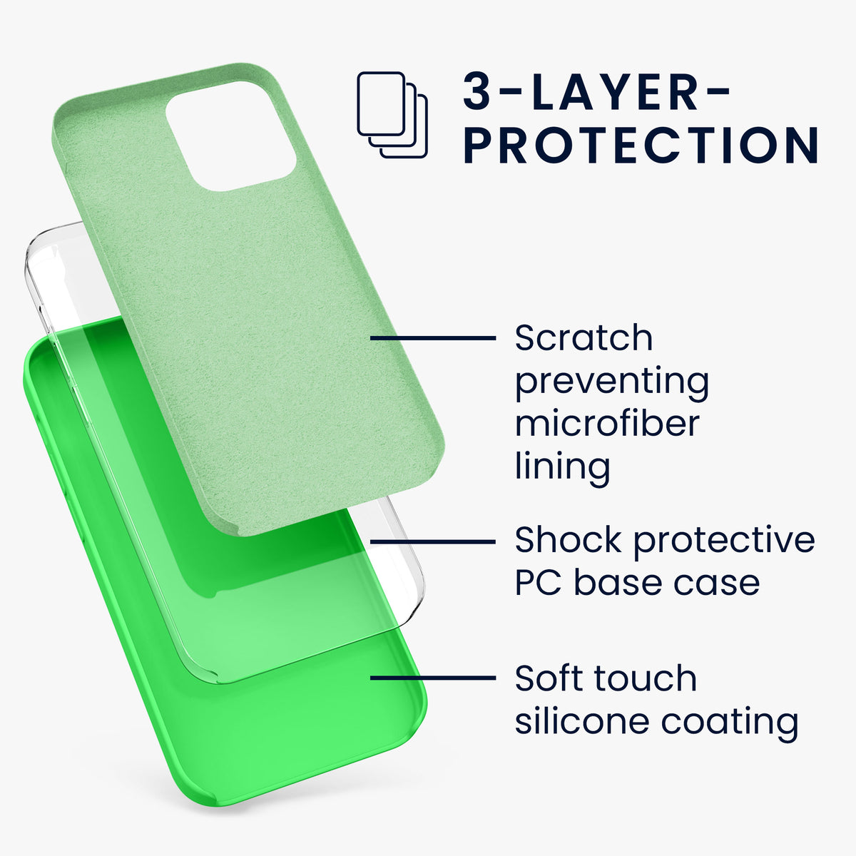 iPhone 12 / iPhone 12 Pro Silikon Handyhülle