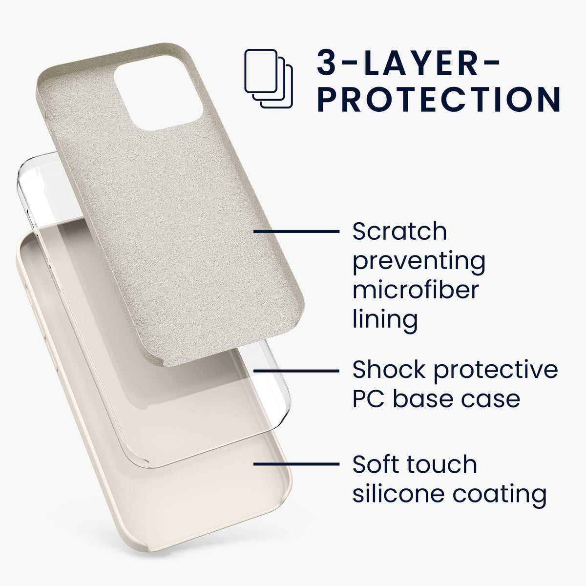 iPhone 12 / iPhone 12 Pro Silikon Handyhülle