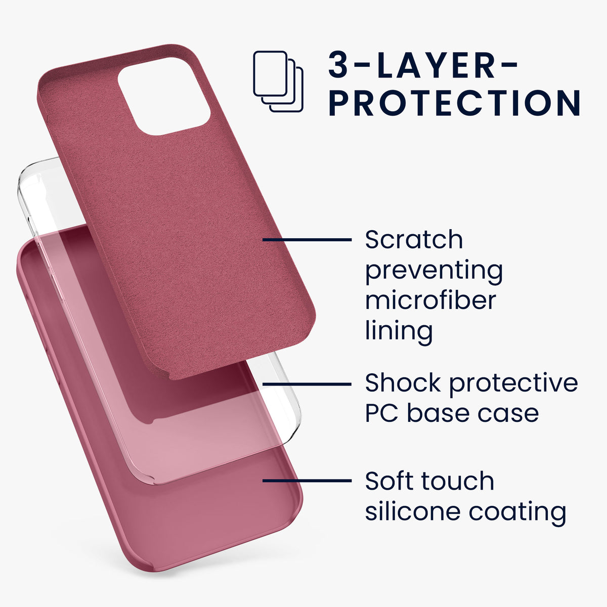 iPhone 12 / iPhone 12 Pro Silikon Handyhülle
