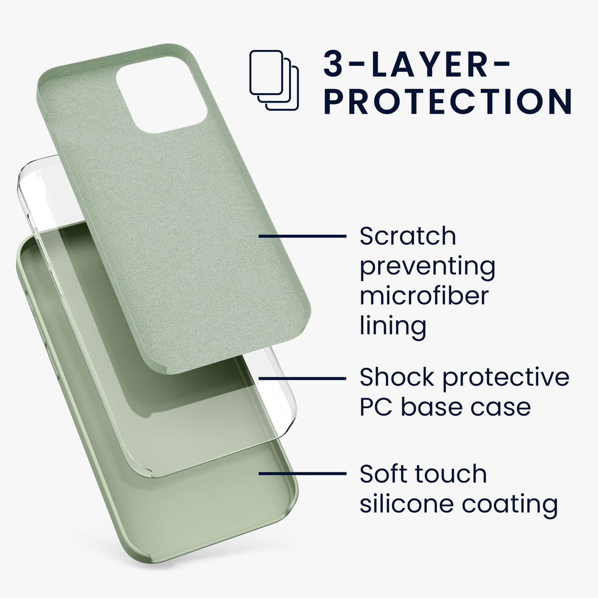 iPhone 12 / iPhone 12 Pro Silikon Handyhülle