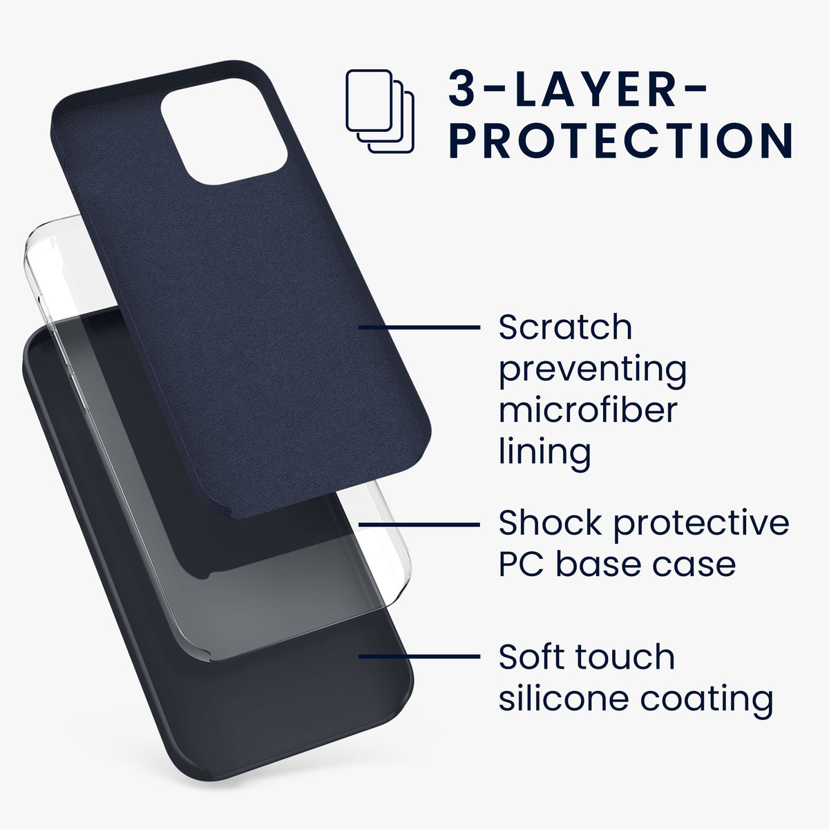 iPhone 12 / iPhone 12 Pro Silikon Handyhülle