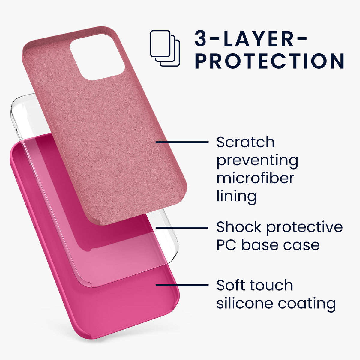 iPhone 12 / iPhone 12 Pro Silikon Handyhülle