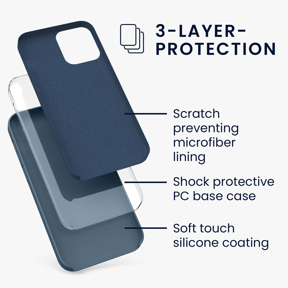 iPhone 12 / iPhone 12 Pro Silikon Handyhülle