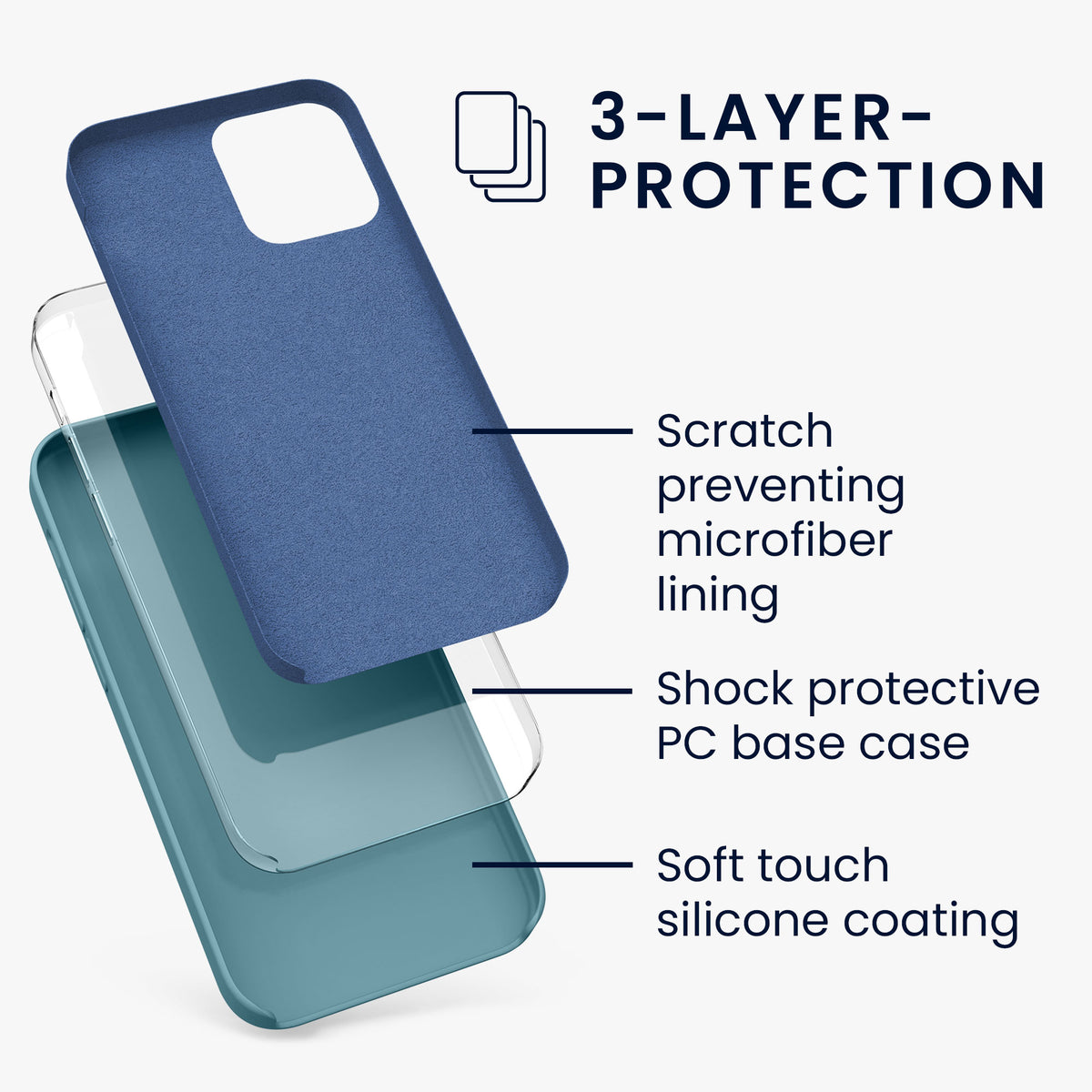 iPhone 12 / iPhone 12 Pro Silikon Handyhülle