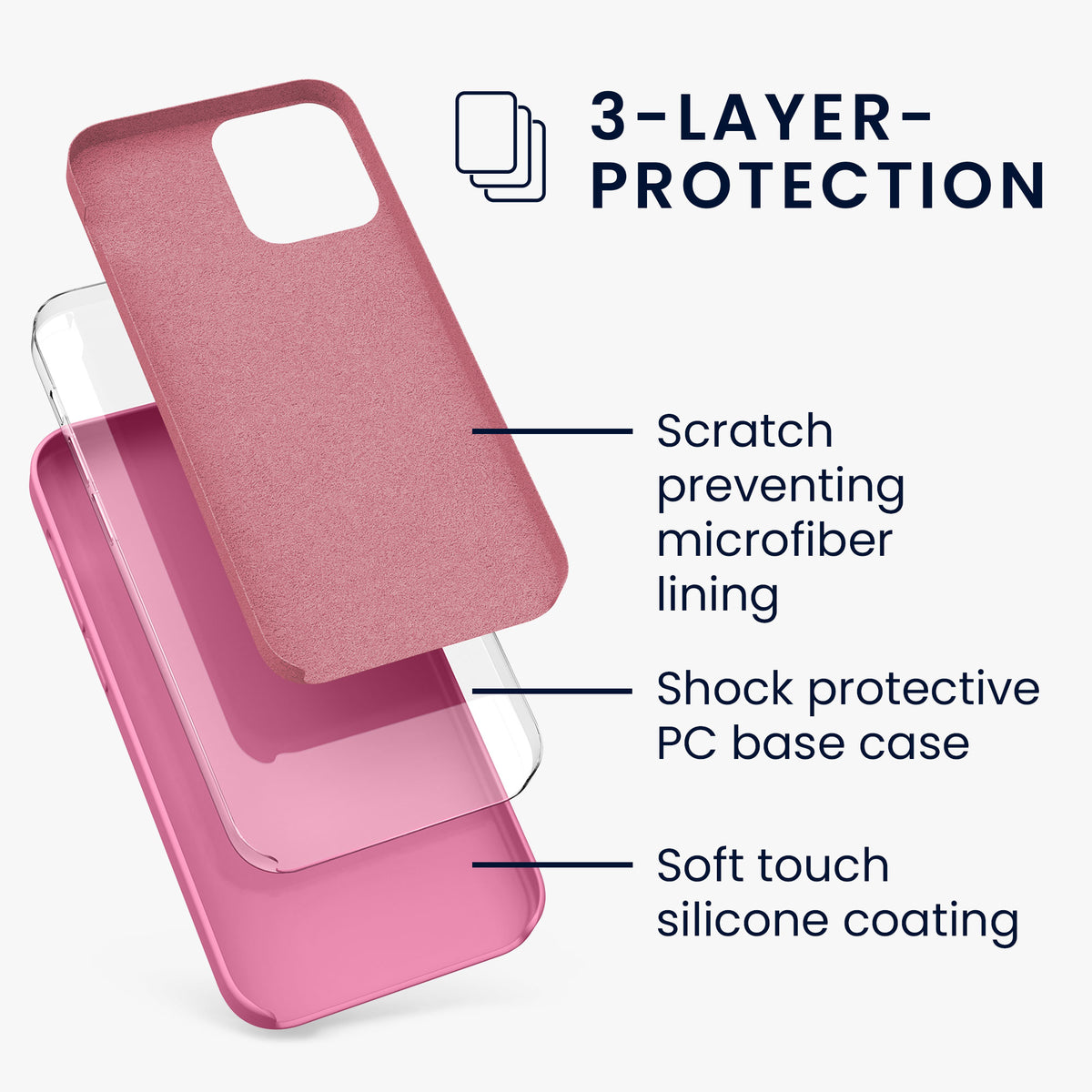 iPhone 12 / iPhone 12 Pro Silikon Handyhülle