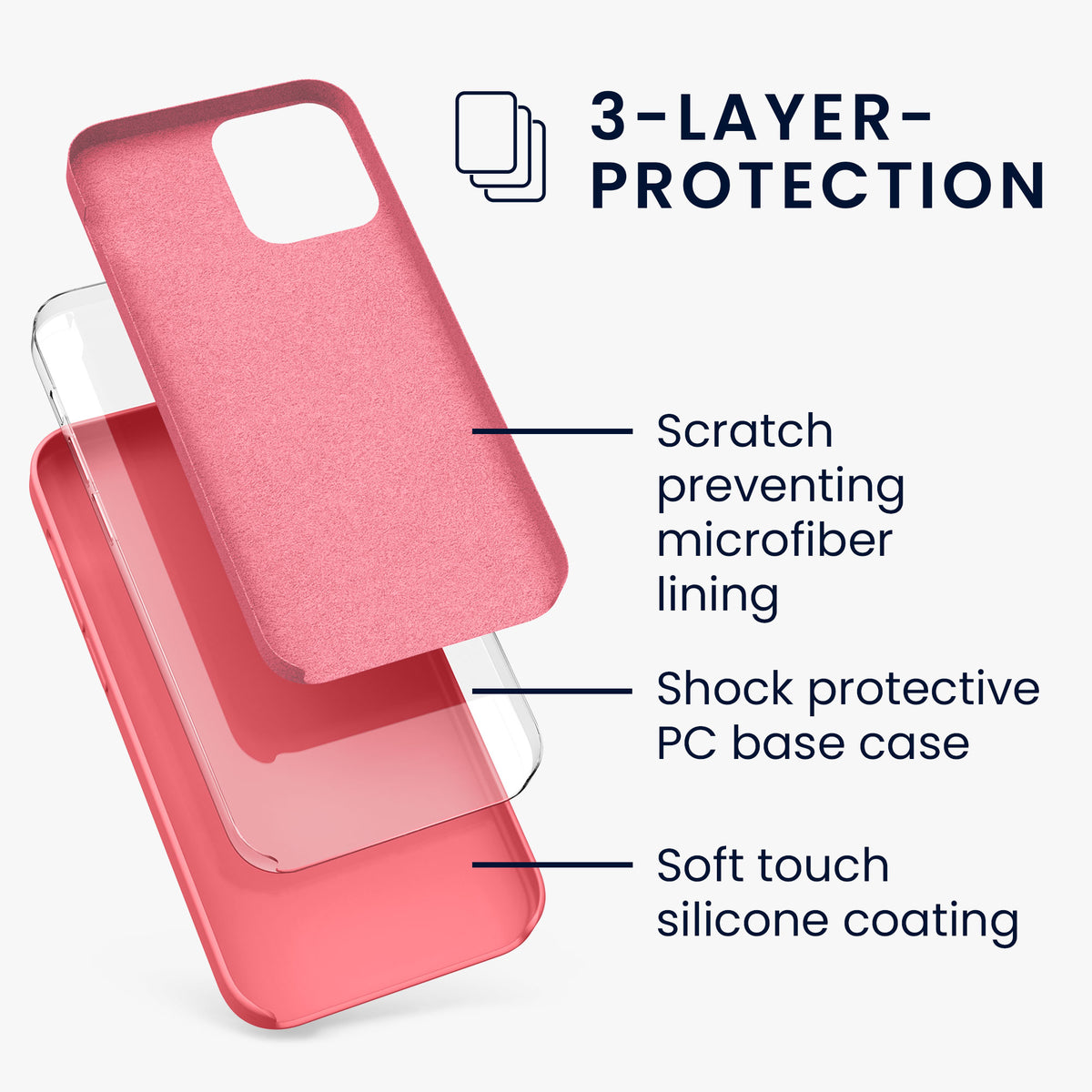 iPhone 12 / iPhone 12 Pro Silikon Handyhülle
