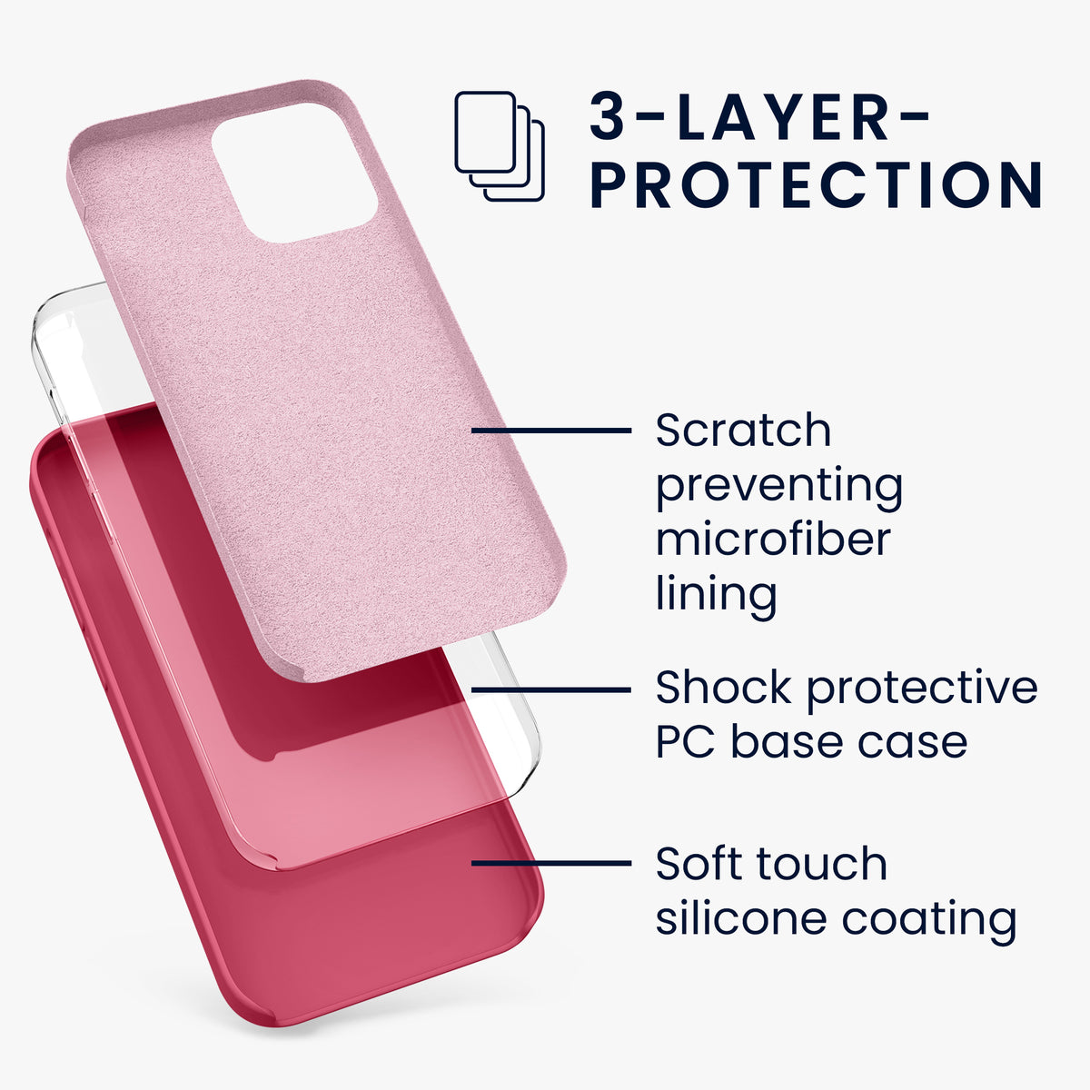 iPhone 12 / iPhone 12 Pro Silikon Handyhülle