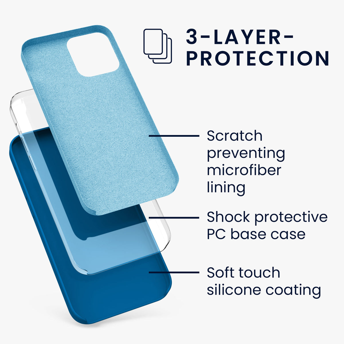 iPhone 12 / iPhone 12 Pro Silikon Handyhülle