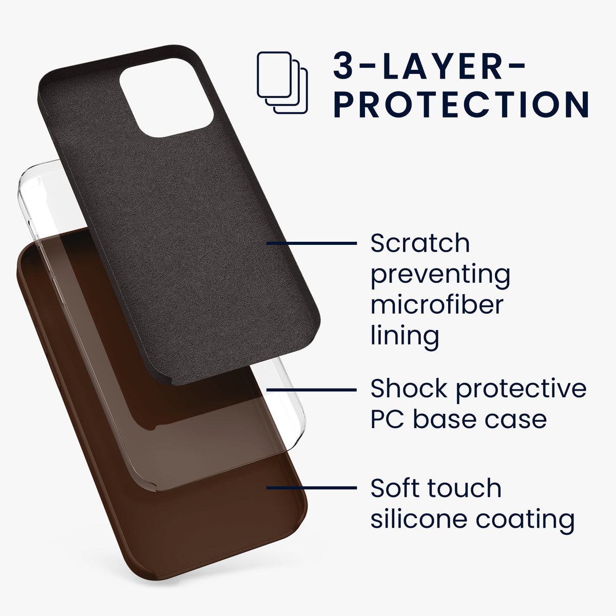 iPhone 12 / iPhone 12 Pro Silikon Handyhülle