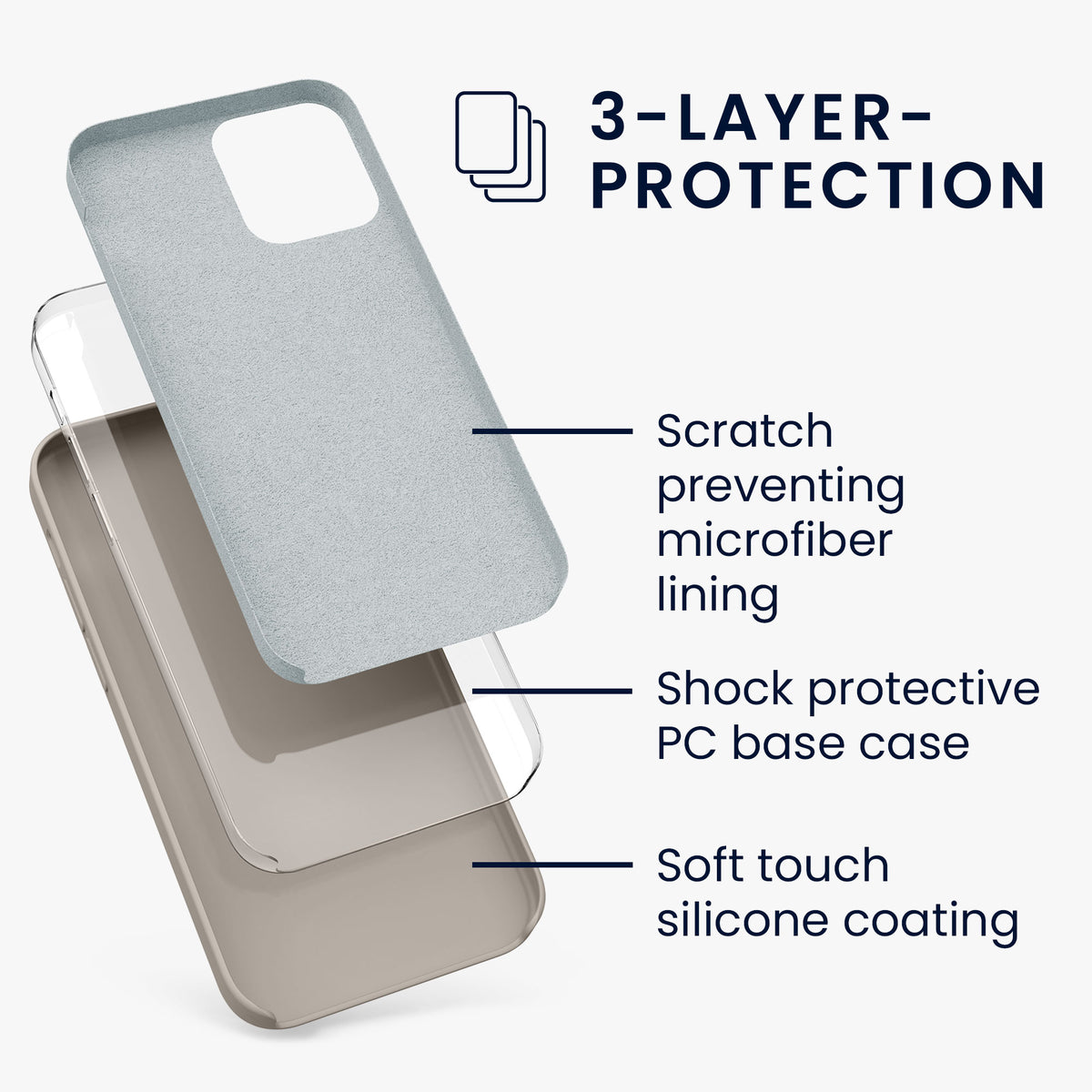 iPhone 12 / iPhone 12 Pro Silikon Handyhülle