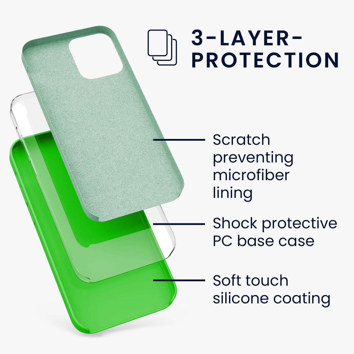 iPhone 12 / iPhone 12 Pro Silikon Handyhülle