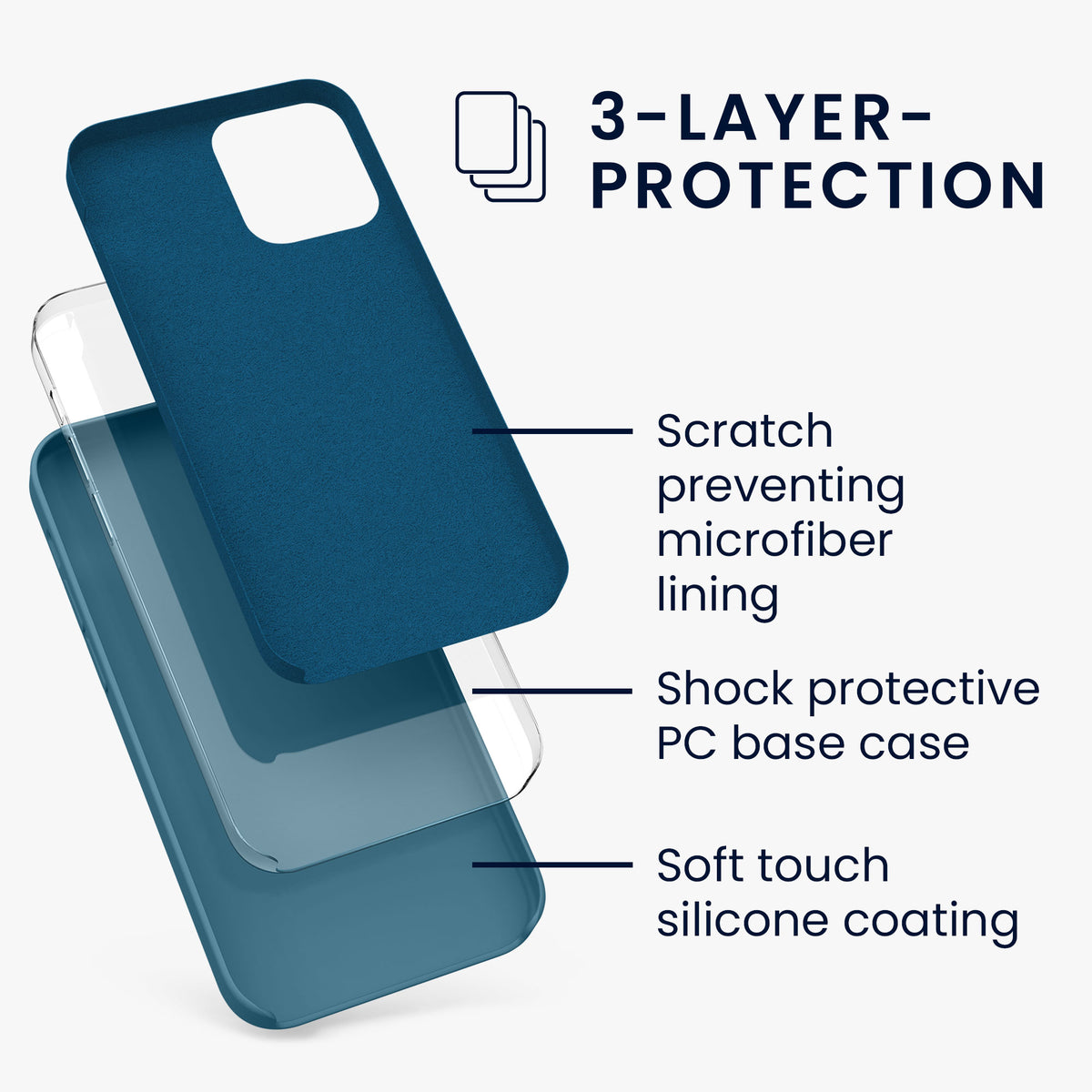 iPhone 12 / iPhone 12 Pro Silikon Handyhülle
