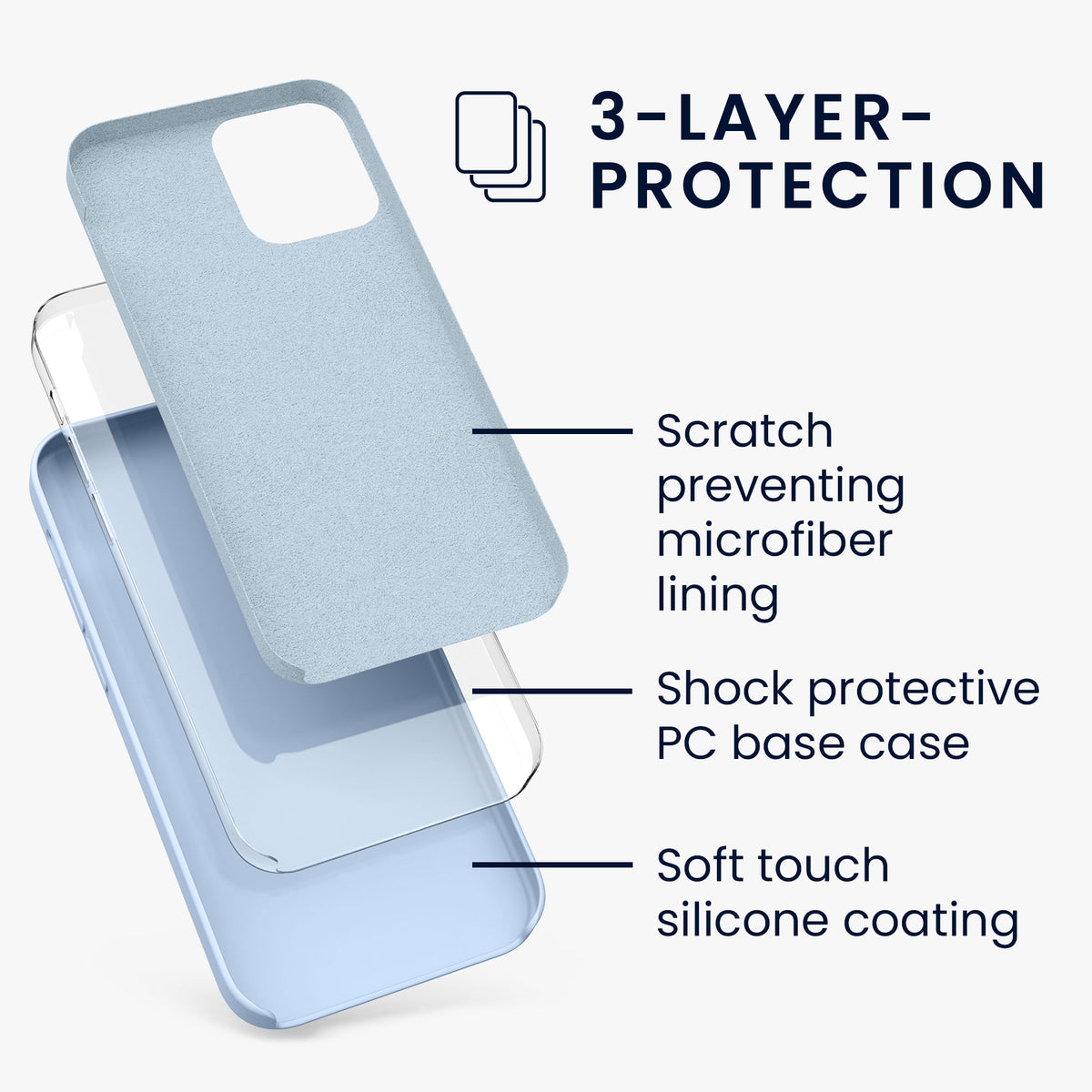 iPhone 12 / iPhone 12 Pro Silikon Handyhülle