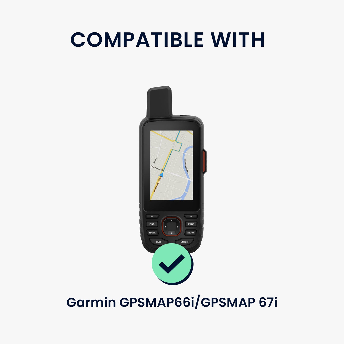 kwmobile Hülle für Garmin GPSMAP 66i / GPSMAP 67i Schutzhülle - Hülle für GPS Handgerät - Case