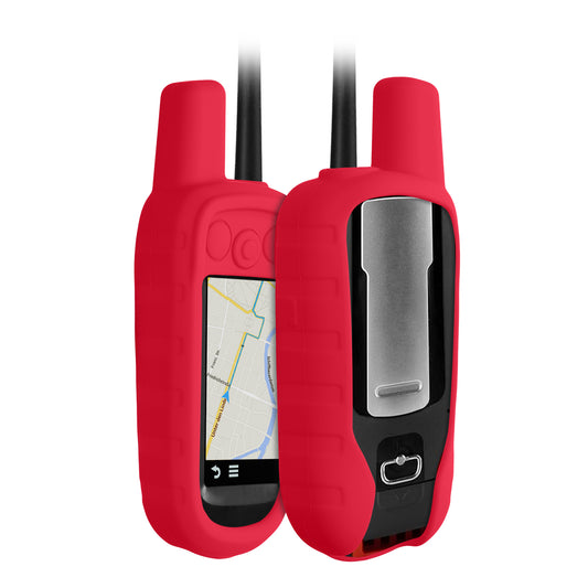 kwmobile Hülle für Garmin Alpha 100 Schutzhülle - Hülle für GPS Handgerät - Case in Rot Rot  
