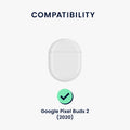 Google Pixel Buds 2 (2020) stoßfeste Hülle mit Karabiner