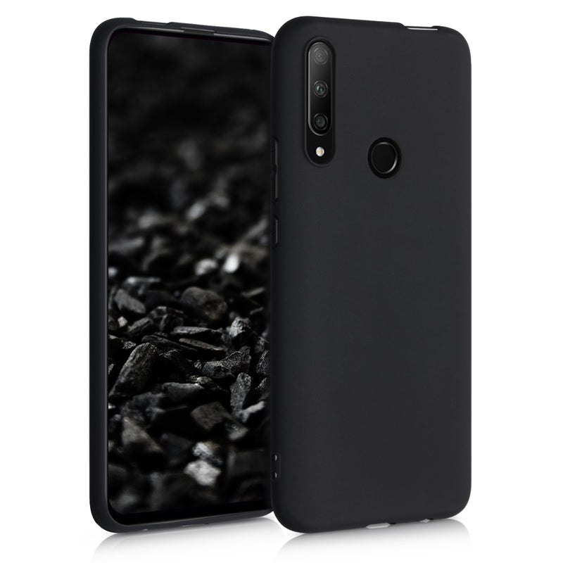 kwmobile Handyhülle für HONOR 9X (EU-Version) Hülle - TPU Case - Kabelloses Laden - Schutzhülle Cover in Schwarz matt Schwarz matt  