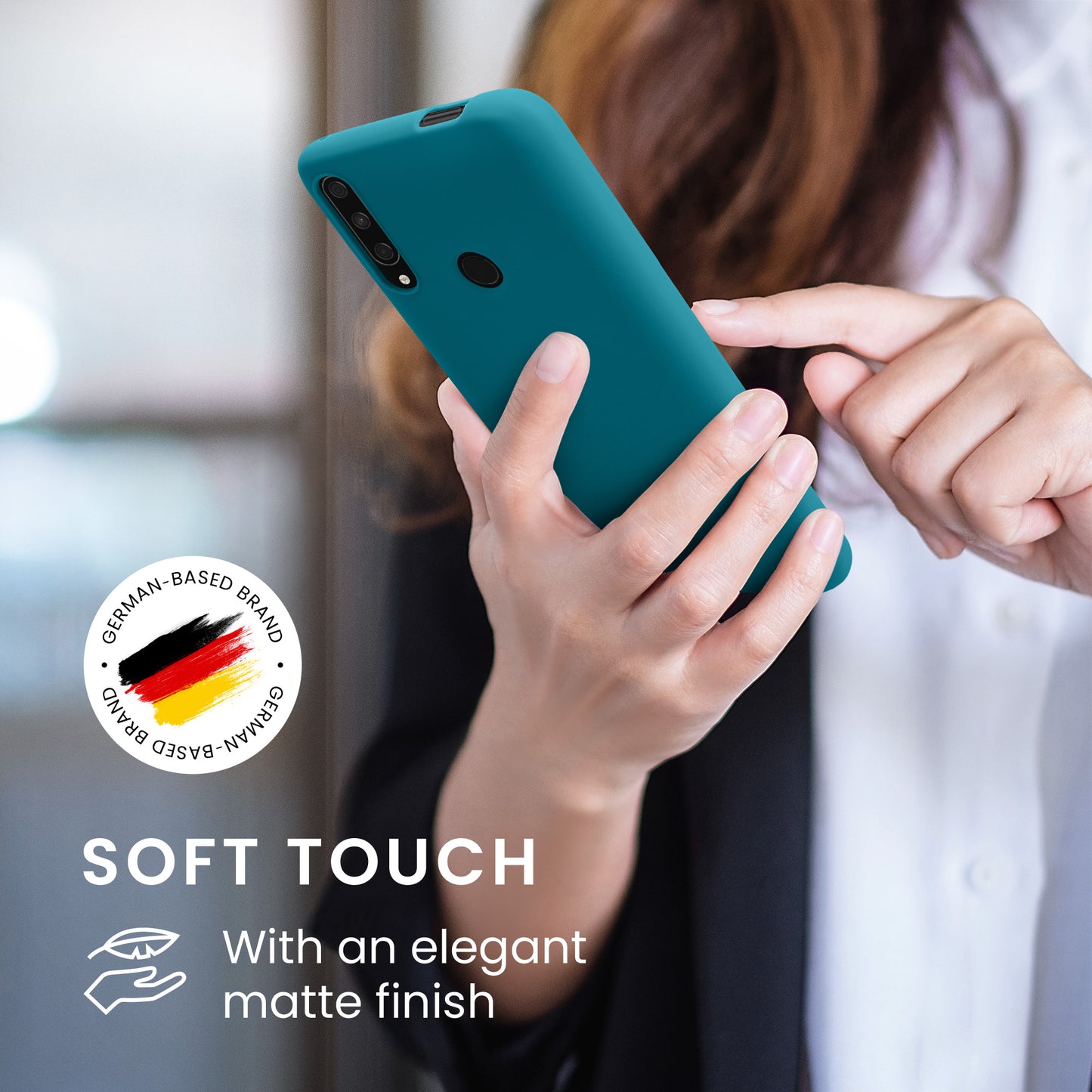 kwmobile Handyhülle für HONOR 9X (EU-Version) Hülle - Kabelloses Laden - Schutzhülle Cover