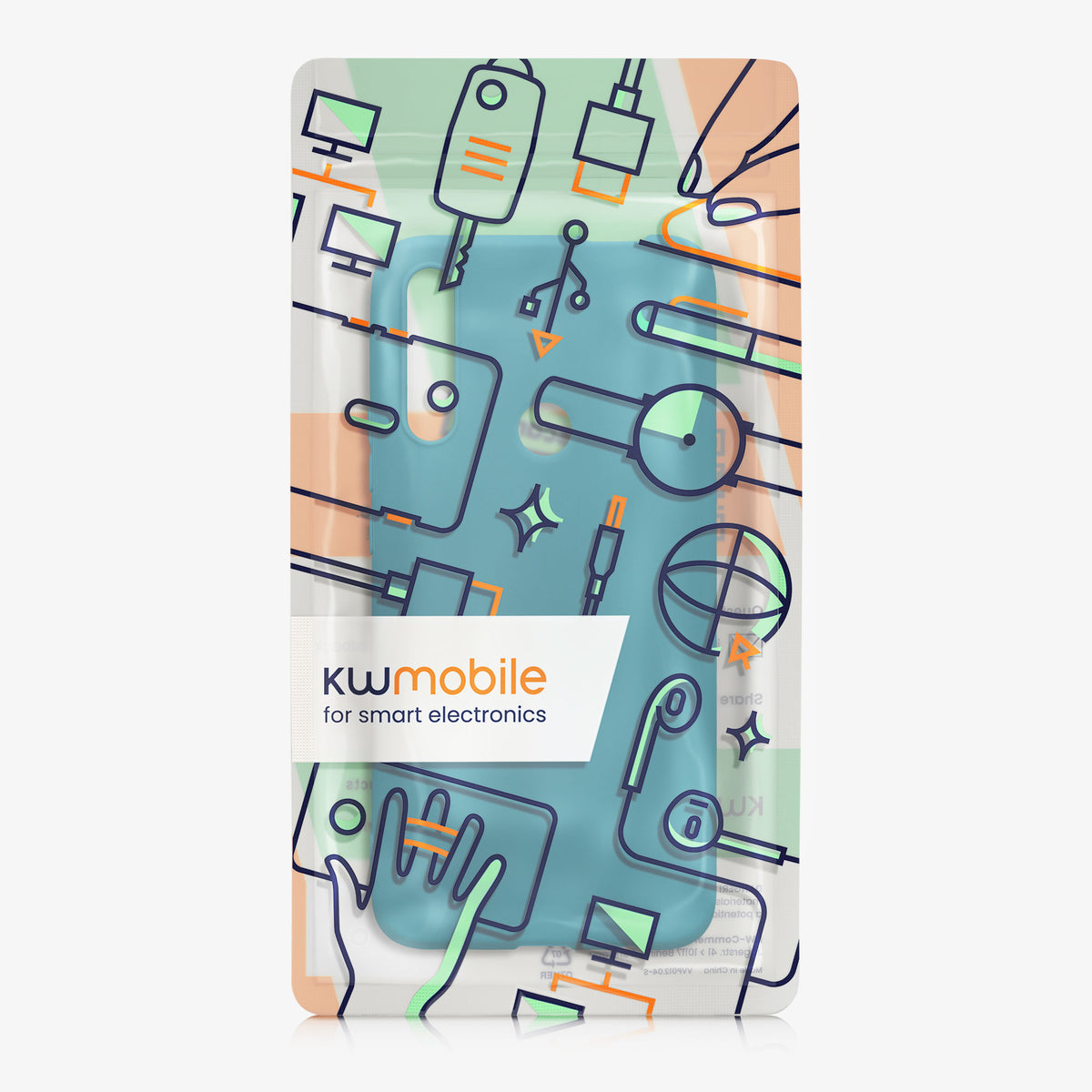 kwmobile Handyhülle für HONOR 9X (EU-Version) Hülle - Kabelloses Laden - Schutzhülle Cover